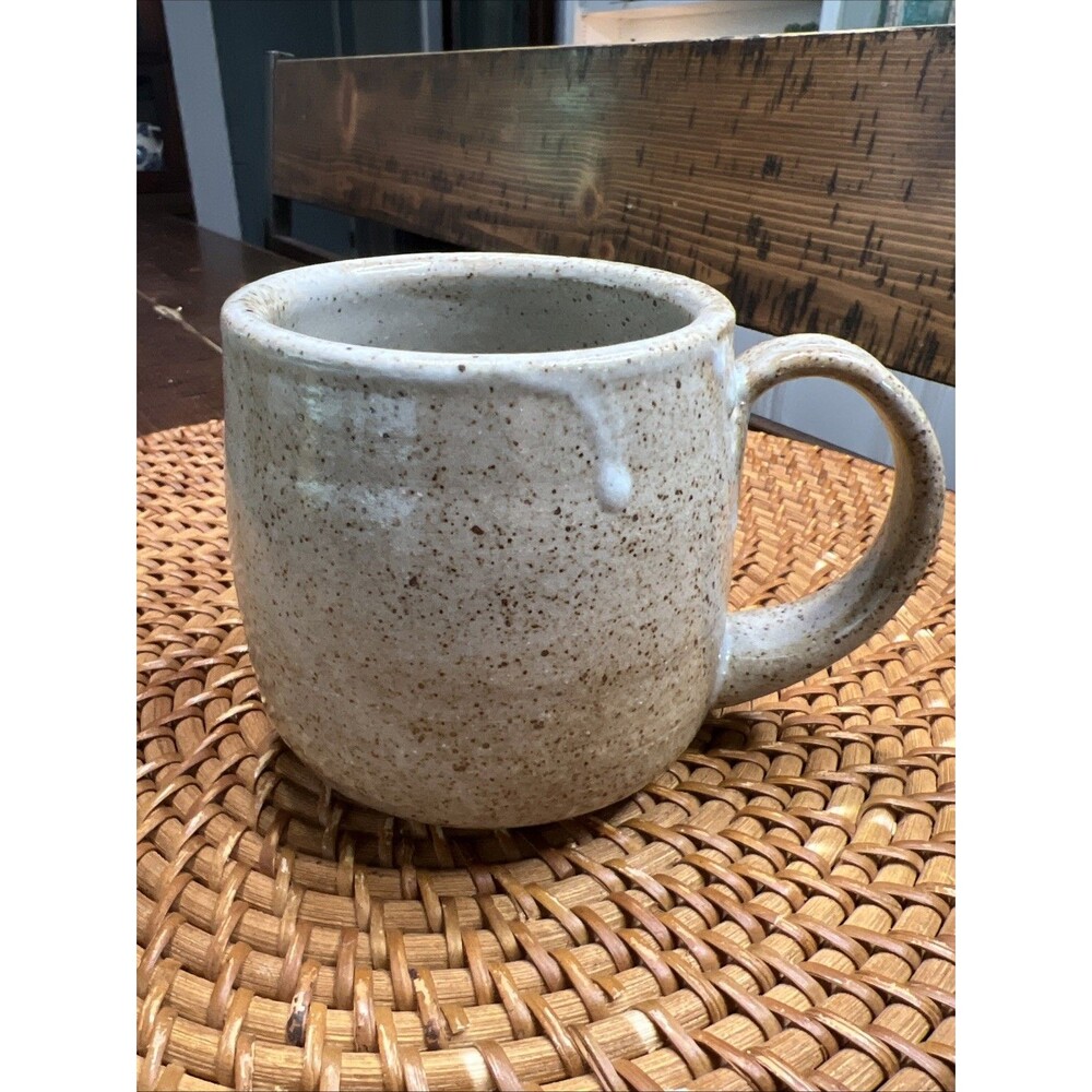 Studio Pottery Hand Made Mug 10z Liquid Boho Cabin Country Primitive